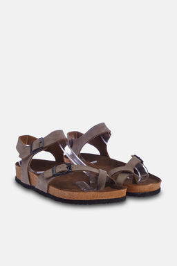 Trendyol Shoes Vizon Parmak Aras? Bantl? Kad?n Sandalet TAKSS24SD00000