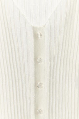 PLEATED FINE KNIT TOP - Zara фото 8