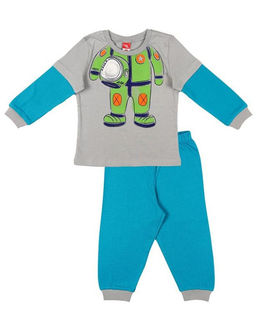 CRB wear/CAB 5262 Пижама, серый бирюзовый/Ex.Cherubino  фото 2