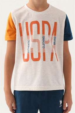 Кремовый пижамный комплект для мальчика - U.s. polo assn фото 5