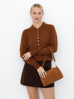 Сумка 5555PEF brown Polina&Eiterou