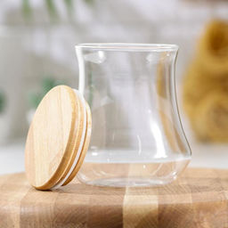 Банка стеклянная для сыпучих продуктов «Эко», 500 мл, 10×11 см