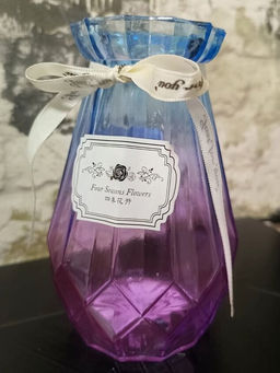 Ваза Ст 18см Презент градиент микс Y4-3820 I.K (361707) /DANIKS/  фото 12