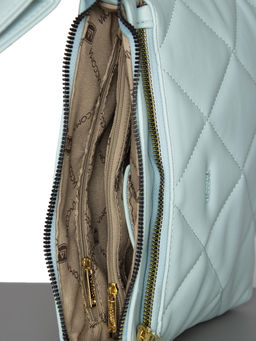 LACCOMA сумка Эмилия-Ф826-голубой эко кожа хлопок фото 5