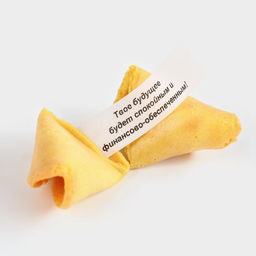 Цена за 2 шт. Печенье с предсказаниями на новый год Снеговик, 6 г - Фабрика счастья фото 8