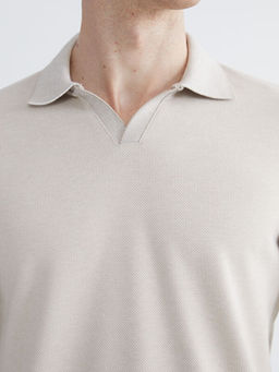 Polo Yaka Erkek Sweatshirt