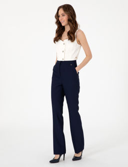 Lacivert Kuma_ Pantolon