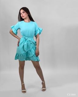 Платье Селин (тиффани) - Nadi bordo фото 5