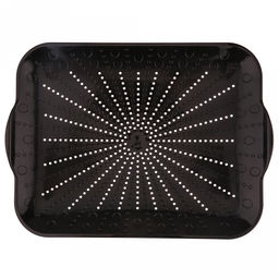 Сушилка-поддон пластмассовая 36,5х27,2х3,5см, универсальная, т.м. NECO (Россия)