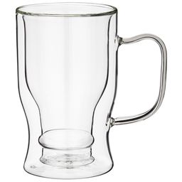 КРУЖКА С ДВОЙНЫМИ СТЕНКАМИ DOUBLE-WALL 350 МЛ. ДИАМЕТР=9 СМ. ВЫСОТА=14.5 СМ - Agness фото 2