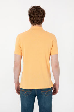 Erkek Slim Fit Polo Yaka Turuncu Basic Ti__rt Sepette S_rpriz _ndirim - U.s. polo assn фото 5
