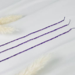 Бусины для украшений из Аметиста (156 бусин) 39 см