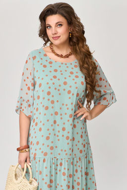 Платье FITA 1193 кофейный  фото 77