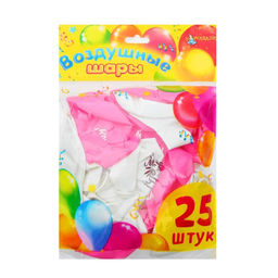 Воздушные шары латексные 12" «Хвалебные», 25 шт.
