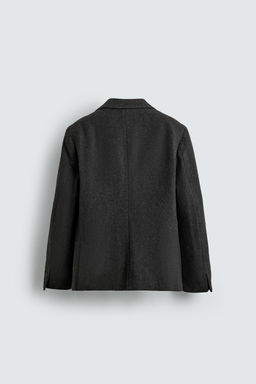 HERRINGBONE TEXTURED BLAZER - Zara фото 7