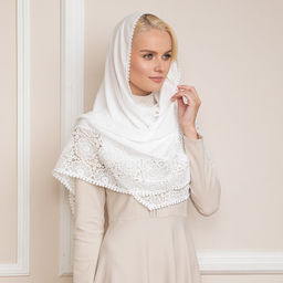 Палантин Тихий вечер - Мастерская ПОКРОВ фото 4