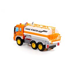 Сити, поливочный автомобиль инерционный (со светом и звуком) (оранжевый) (в коробке) - Полесье фото 9