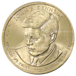 Монета 1 доллар 2015 года P США Джон Кеннеди 35-й президент США