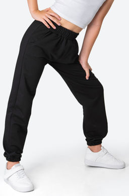 Брюки-джоггеры из футера для девочки Happyfox