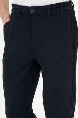 Мужские темно-синие брюки из плотной ткани - U.s. polo assn фото 6