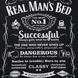 Постельное бельё Этель 1.5 сп Real Man 143х215 см,150х214 см, 50х70+3 - 2 шт  фото 6