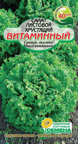 ВИТАМИННЫЙ хрустящий салат 0,5 гр (ссс) Р
