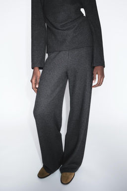 SOFT WIDE-LEG TROUSERS - Zara фото 2