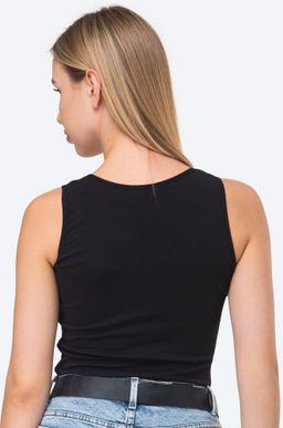 Женская майка из хлопка с добавлением эластана Happy Fox  фото 12