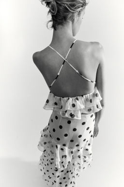 Top de volantes con tirantes espagueti - H&m фото 2