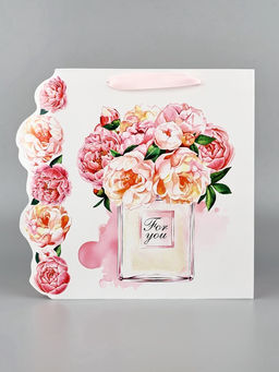 Пакет подарочный ламинированный Для тебя, цветы, 26?9?30 см