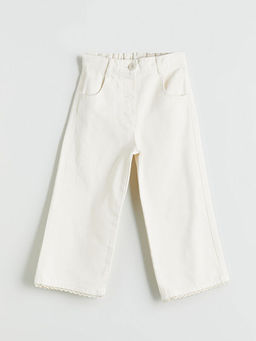 Beli Lastikli Basic K?z ?ocuk Pantolon