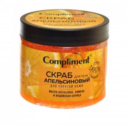 "Compliment" Скраб д/тела Апельсиновый для упругой кожи (400мл).8 /910088