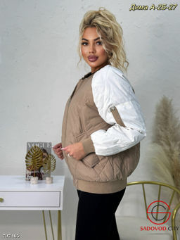 куртка женская без воротника - Bruno фото 5