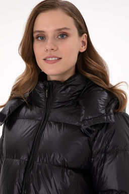 Женское черное пальто Дополнительная скидка 11% в корзине - U.s. polo assn фото 2