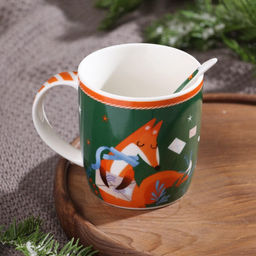 Набор Всё сбудется: кружка 350 мл, ложка