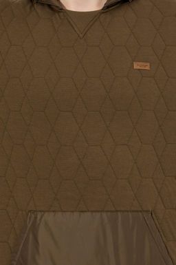 U. S. Polo Assn Мужская комфортная толстовка с капюшоном кокосового цвета - U.s. polo assn фото 6