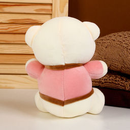 Мягкая игрушка «Мишутка в футболке», цвет белый