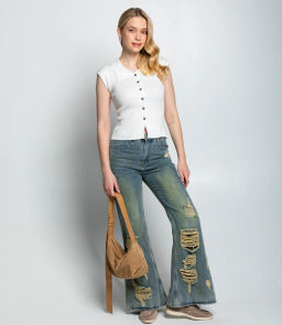 Топ #КТ060 (1), белый