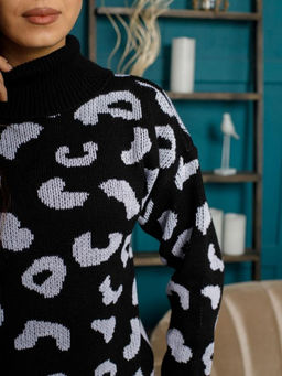 Водолазка Леопард с шерстью 20% - Esenia фото 13