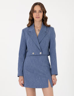 _ndigo Crop Top Ceket