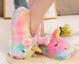 Тапочки домашние Единорожки