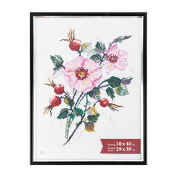 Рамка Gamma ПРК-18 30 х 40 см пластик. с оргстеклом черный