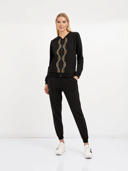 брюки женские на кулиске и с манжетами