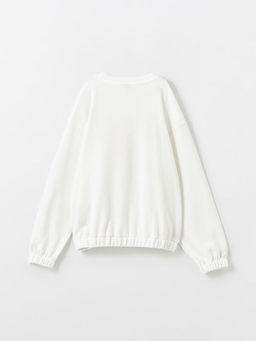 Bisiklet Yaka K?z ?ocuk Sweatshirt - Waikiki фото 2