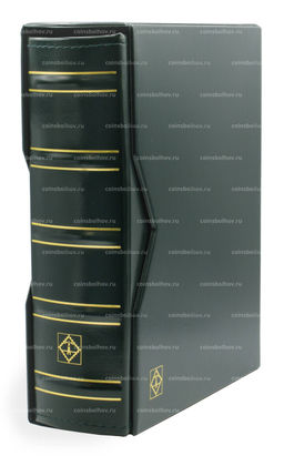 Альбом для монет без листов c защитным шубером формат Optima Gigant Зеленый Классический дизайн LEUCHTTURM 311417