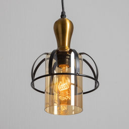 Светильник «Клауд» 1×40 Вт Е27 бронза/черный 19×19×25(125)см