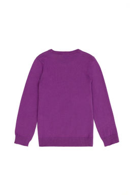 Базовый свитер фиолетового цвета для девочки - U.s. polo assn фото 2