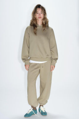 STRAIGHT PLUSH TROUSERS - Zara фото 32