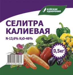 БХЗ Селитра калиевая 500 гр (40 шт./упак.)