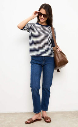 Джемпер жен. к/р F-89278 navy-milk - Fine joyce фото 10